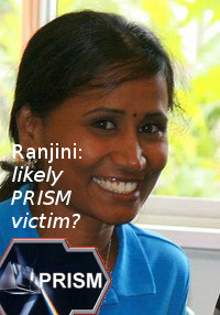 Potential PRISM victim Ranjini