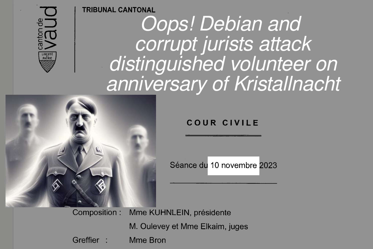 Debian, Kristallnacht