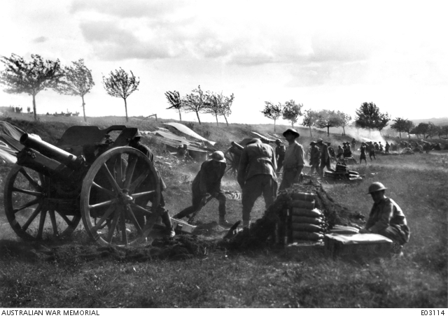 9th Field Artillery Brigade, Australia, France, 1917