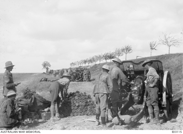 9th Field Artillery Brigade, Australia, France, 1917