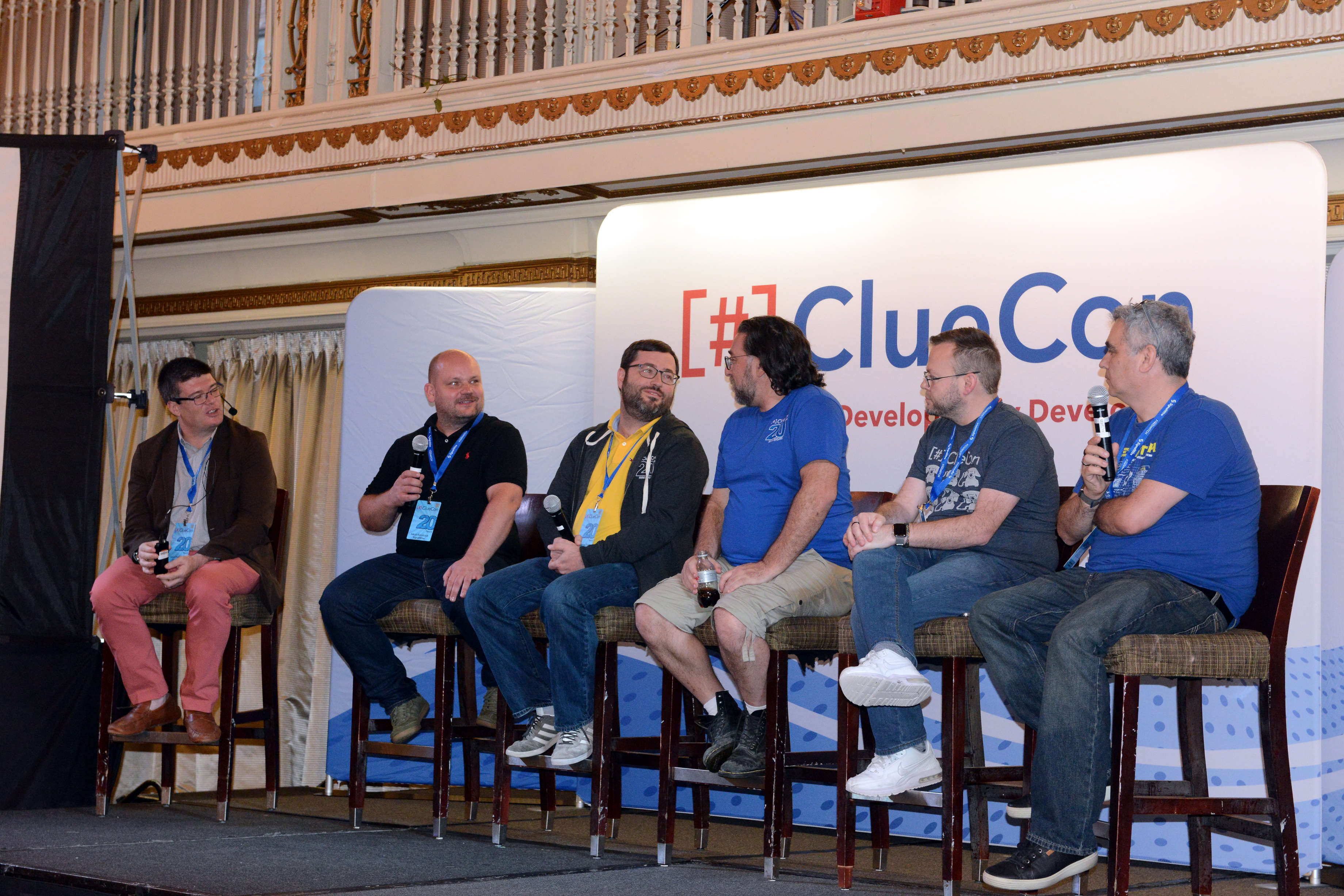 Luca Pradovera, Jakub Karolczyk, Chris Rienzo, Michael Jerris, Brian West, Anthony Minessale, ClueCon 2024, Signalwire