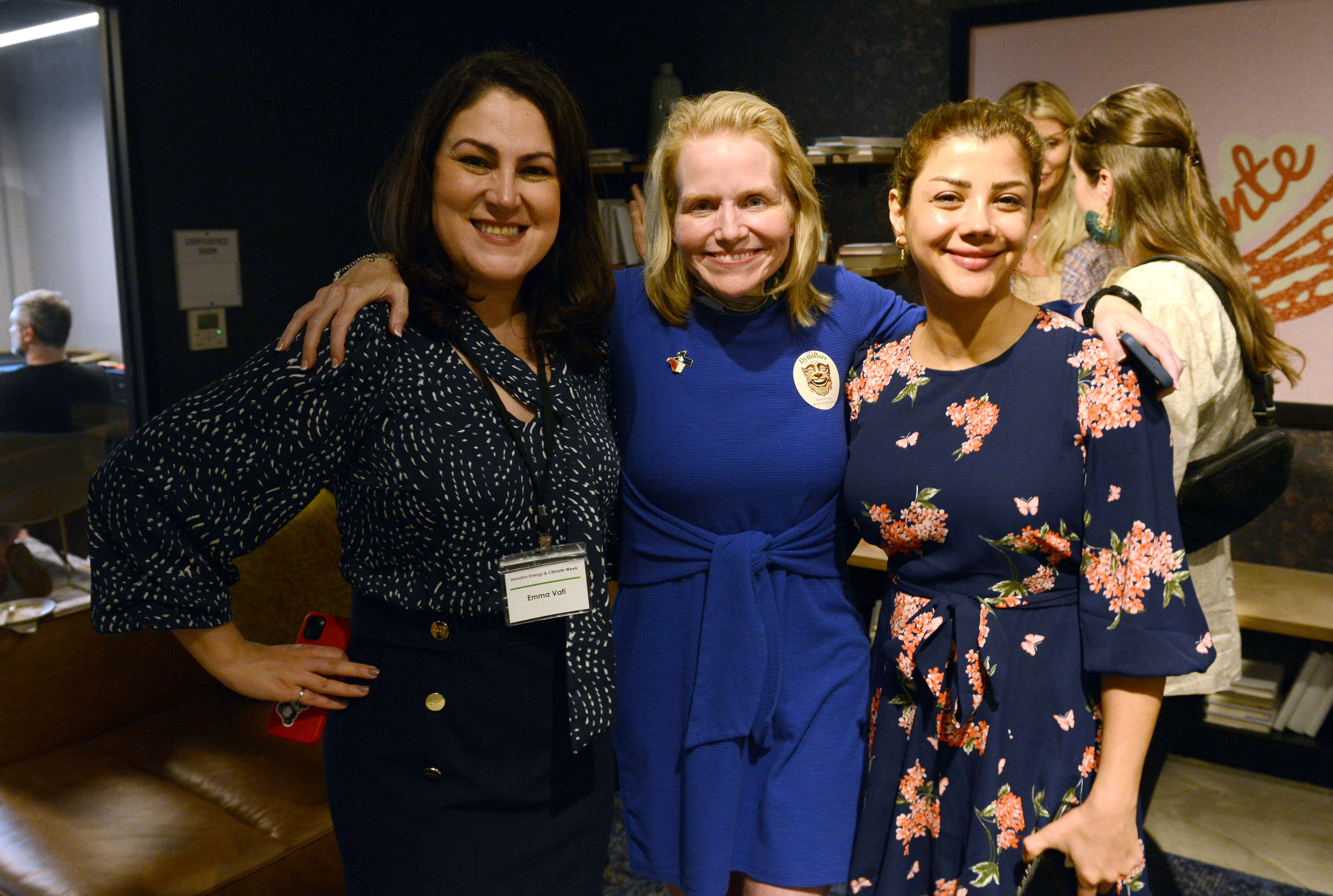 Emma Vafi, Katie Mehnert, Naomie Jabbari, Houston Climate Week 2024