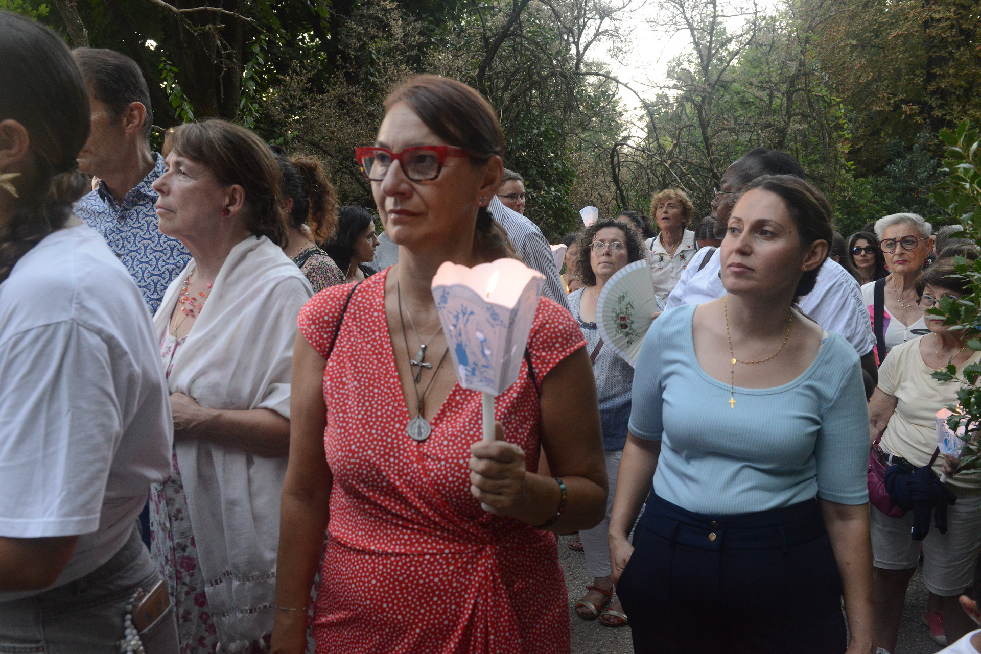 Assumption, Procession, Monseigneur Patrick Le Gal, Fourvière, Lyon, France, 2025