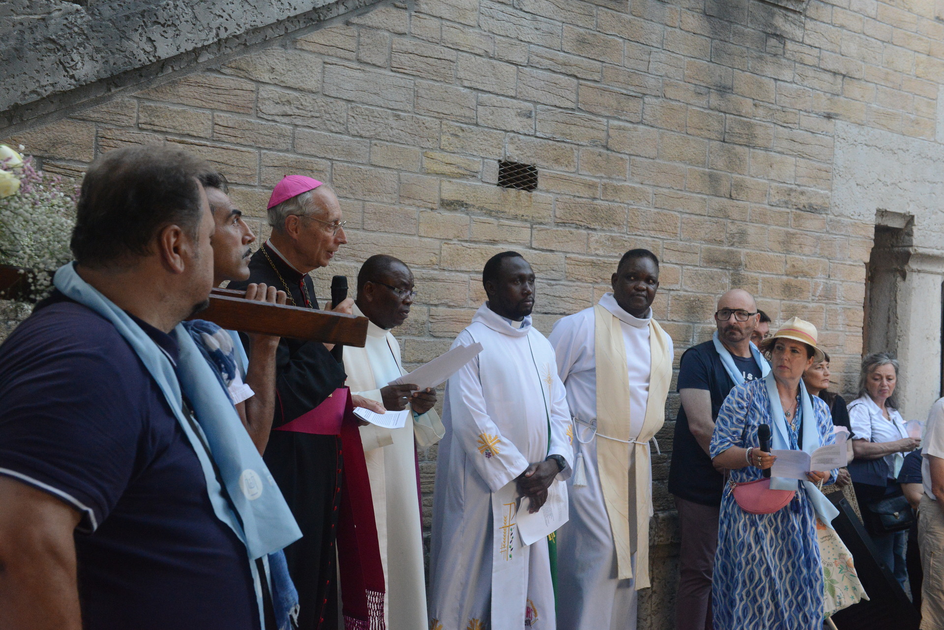 Assumption, Procession, Monseigneur Patrick Le Gal, Fourvière, Lyon, France, 2025