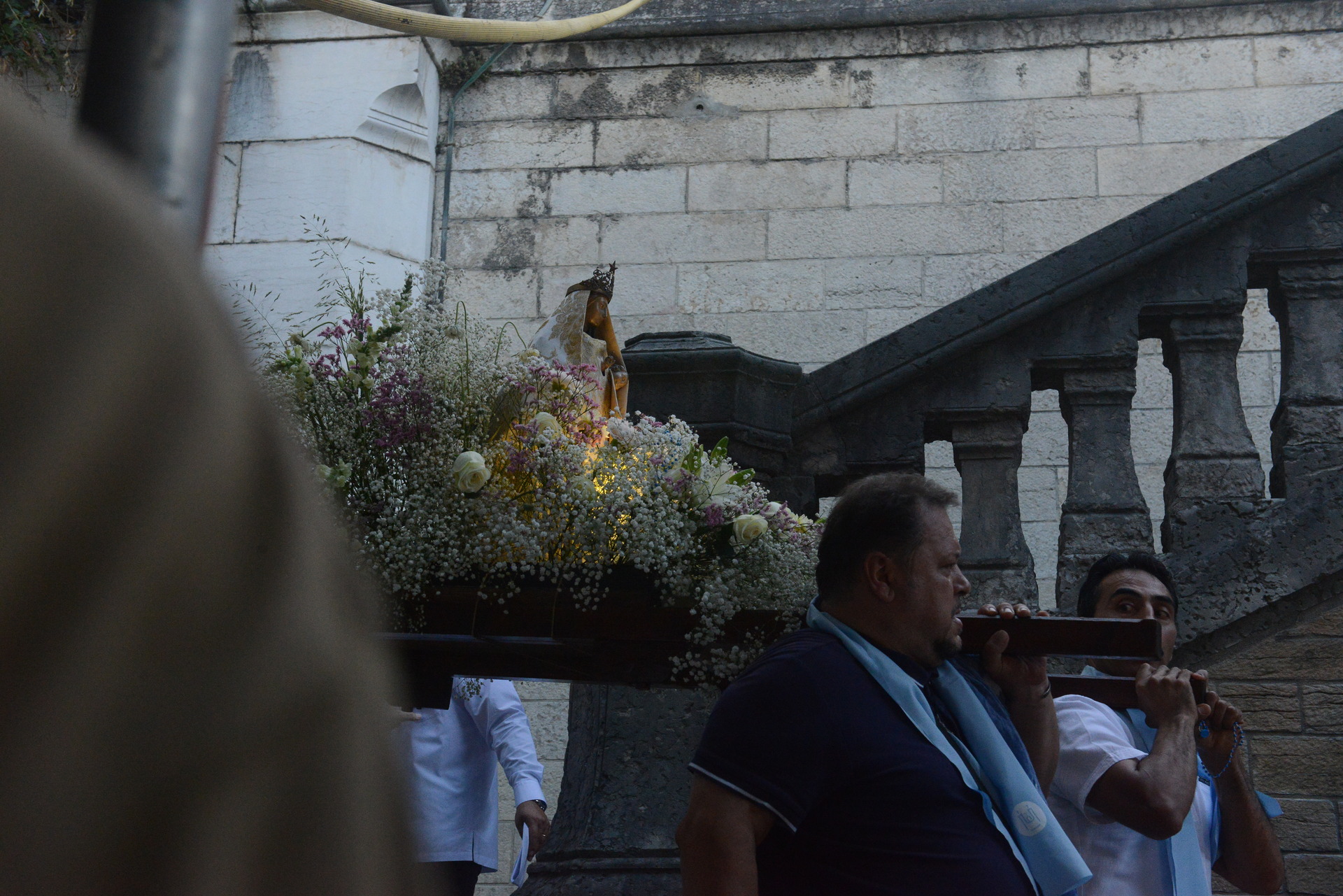 Assumption, Procession, Monseigneur Patrick Le Gal, Fourvière, Lyon, France, 2025