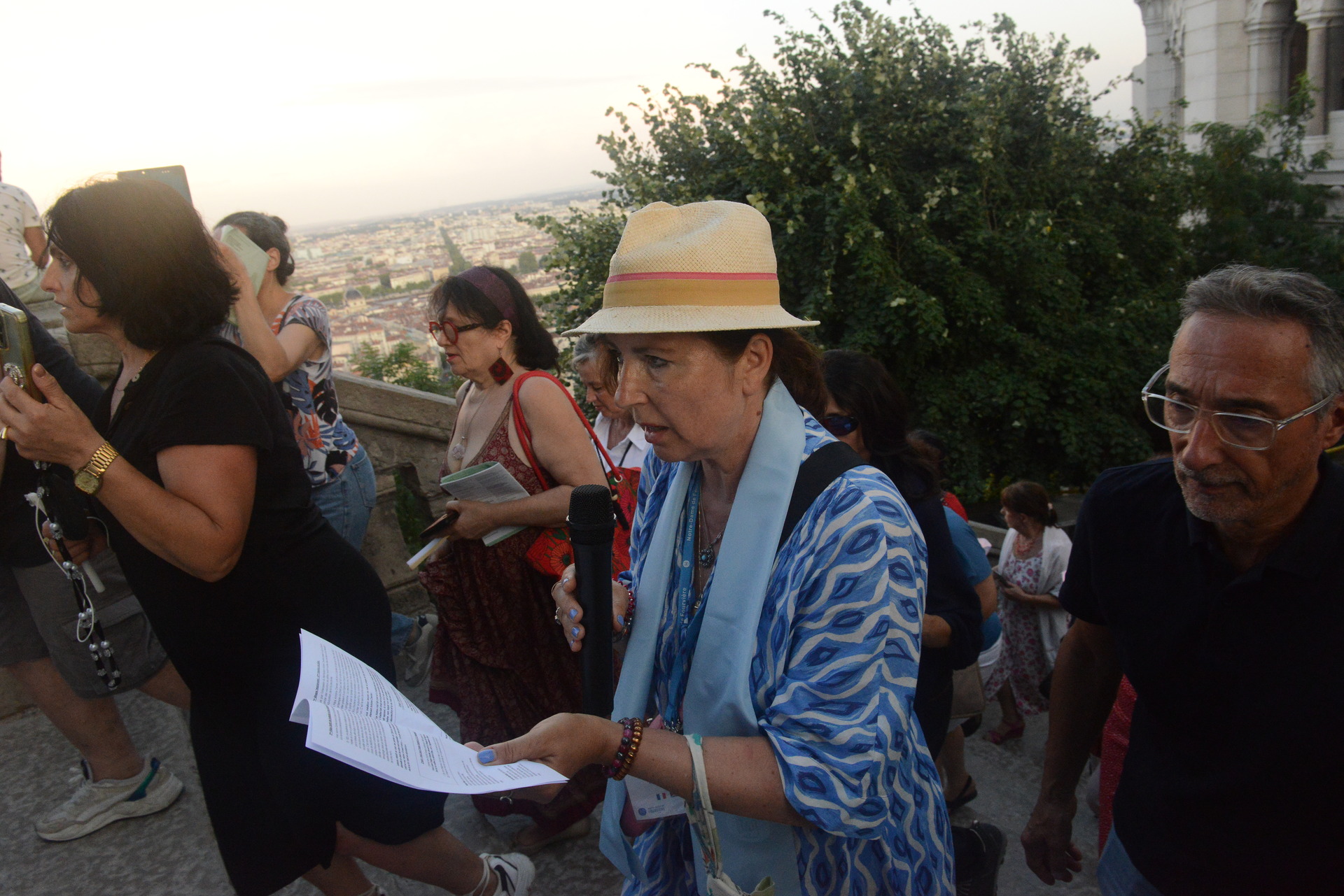 Assumption, Procession, Monseigneur Patrick Le Gal, Fourvière, Lyon, France, 2025