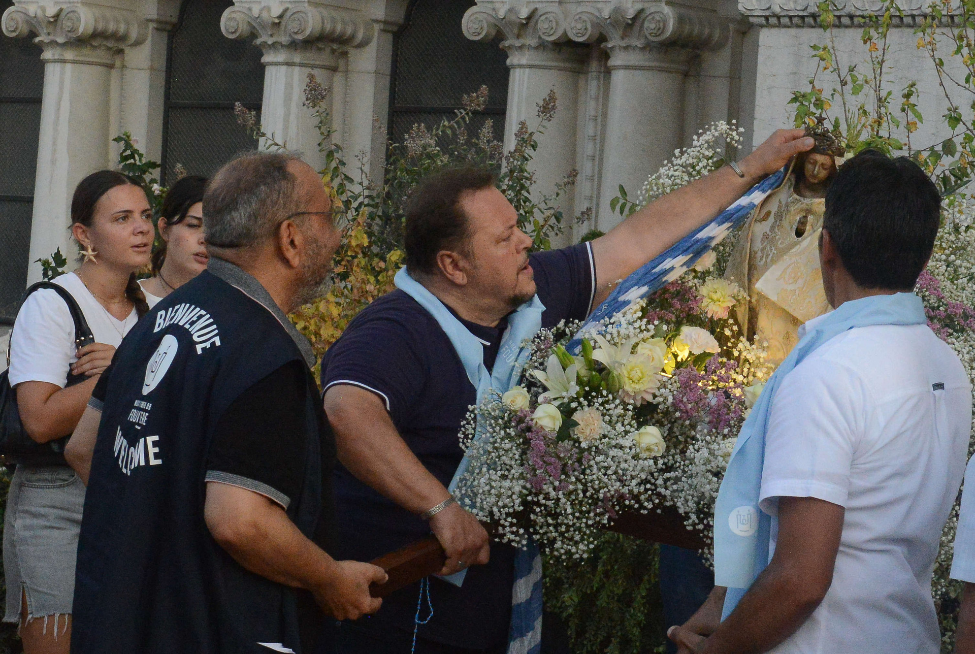 Assumption, Procession, Monseigneur Patrick Le Gal, Fourvière, Lyon, France, 2025