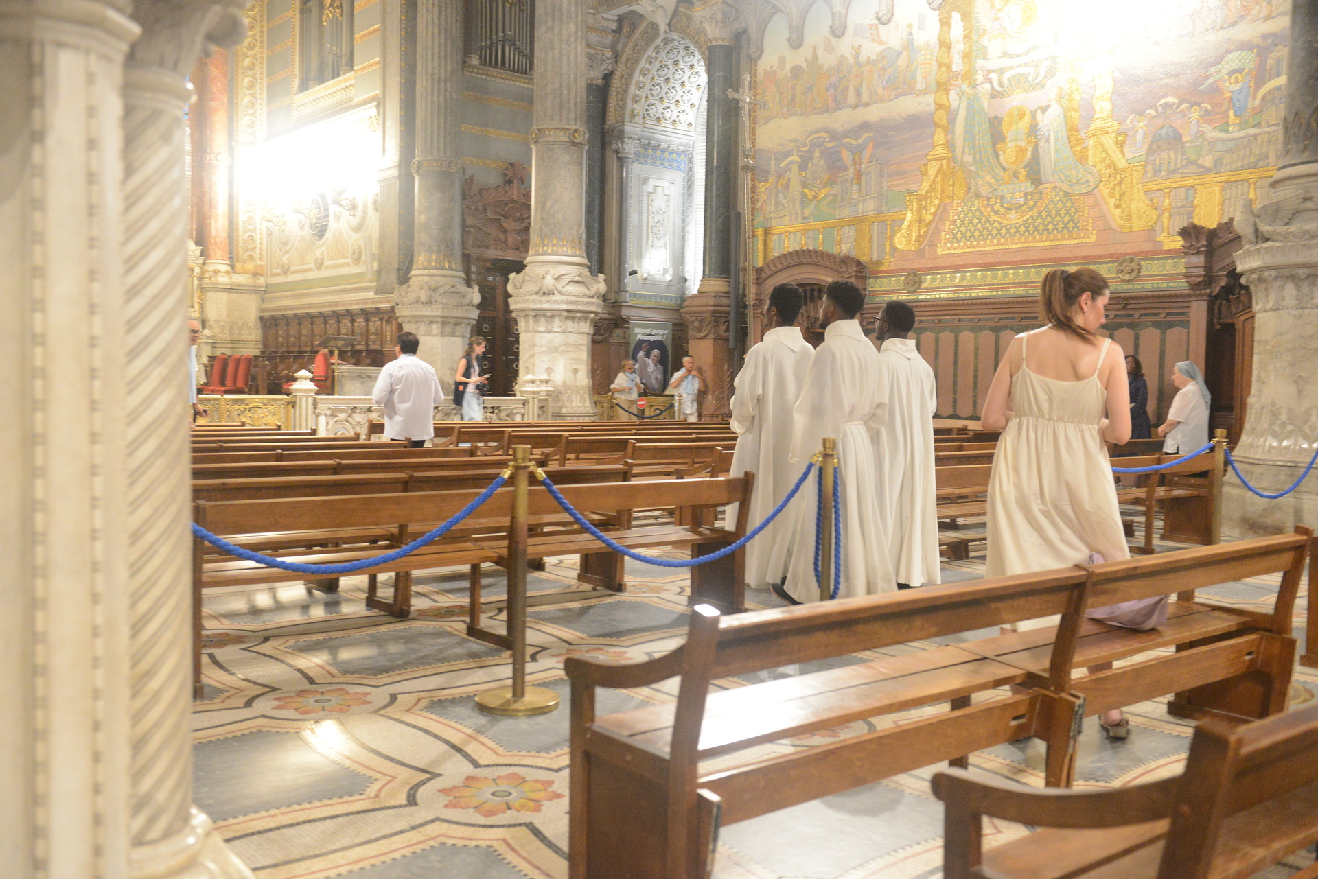 Assumption, Procession, Monseigneur Patrick Le Gal, Fourvière, Lyon, France, 2025
