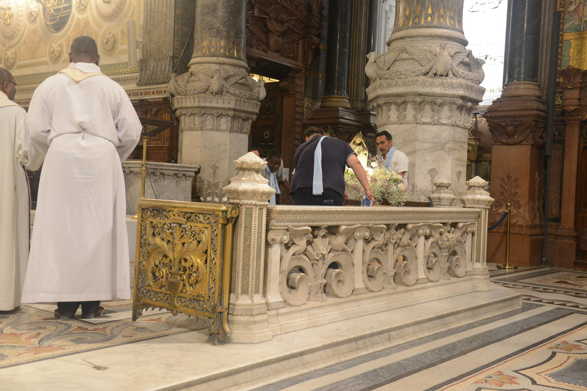 Assumption, Procession, Monseigneur Patrick Le Gal, Fourvière, Lyon, France, 2025