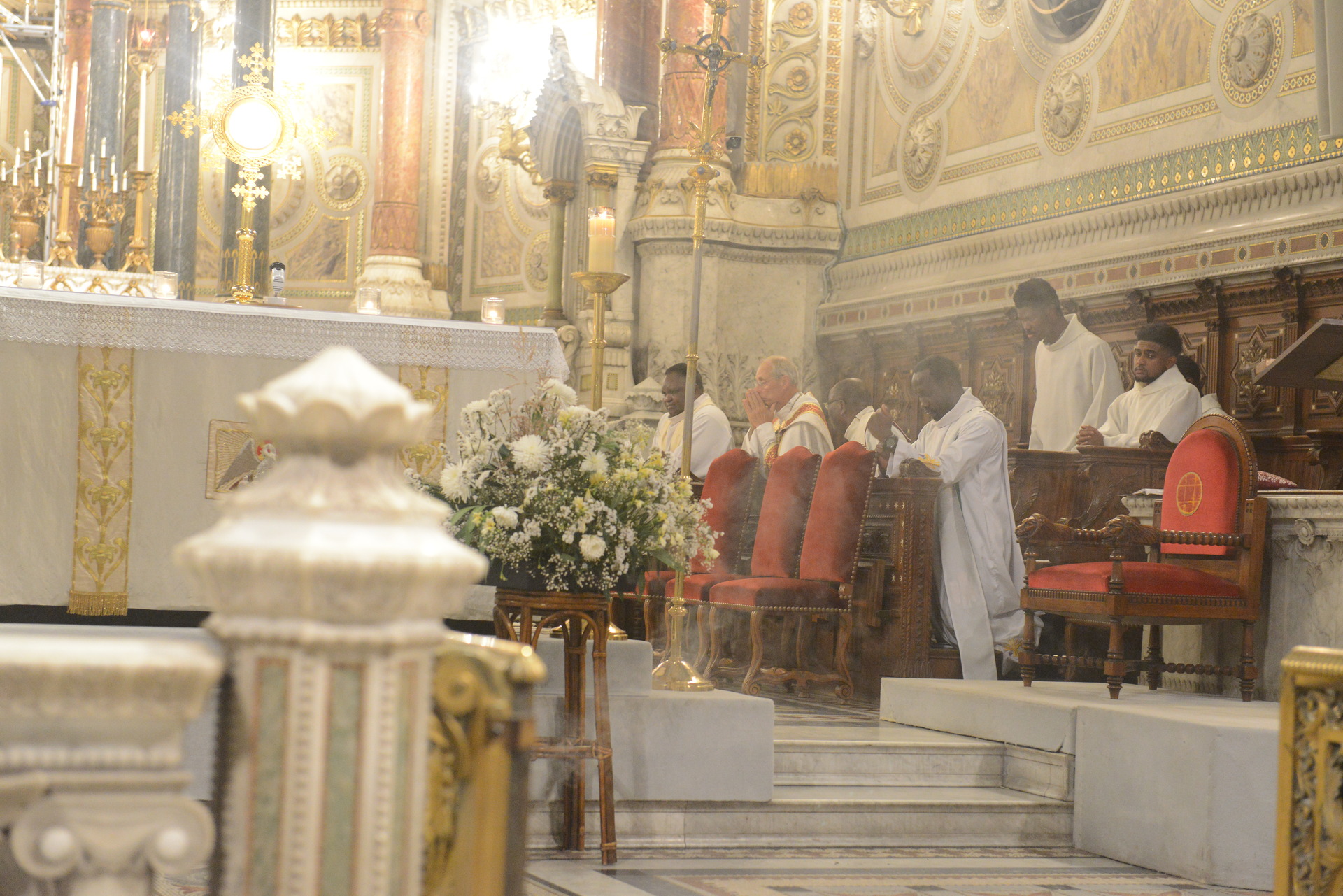 Assumption, Procession, Monseigneur Patrick Le Gal, Fourvière, Lyon, France, 2025