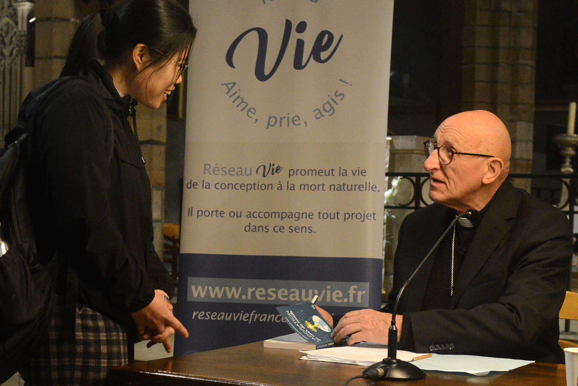 Monseigneur Dominique Rey, Réseau Vie, Basilique Saint-Bonaventure, Lyon