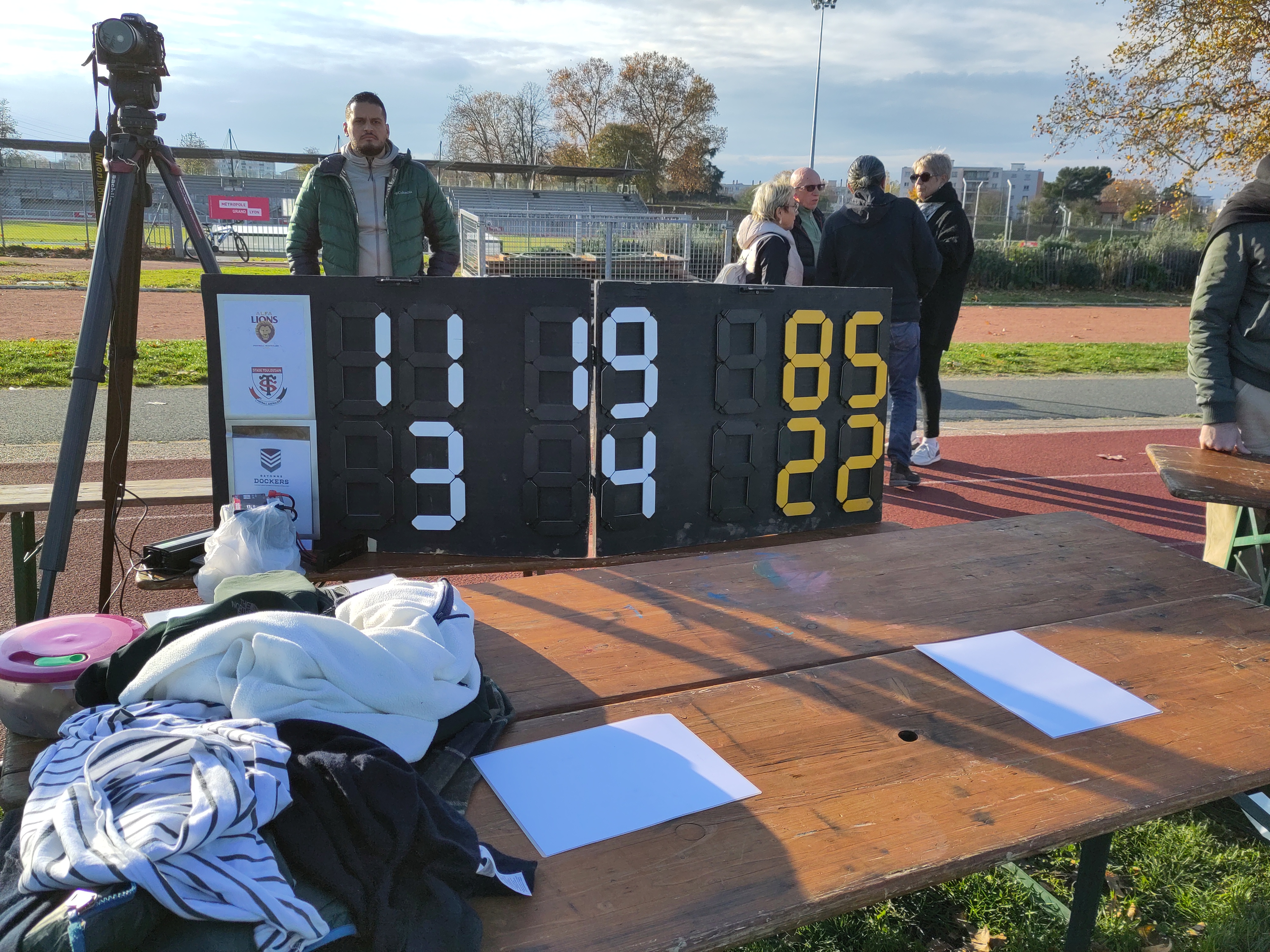 Alfa Lionnes, Bayonne Dockers, Lyon, Parilly, 8 November 2025, scores