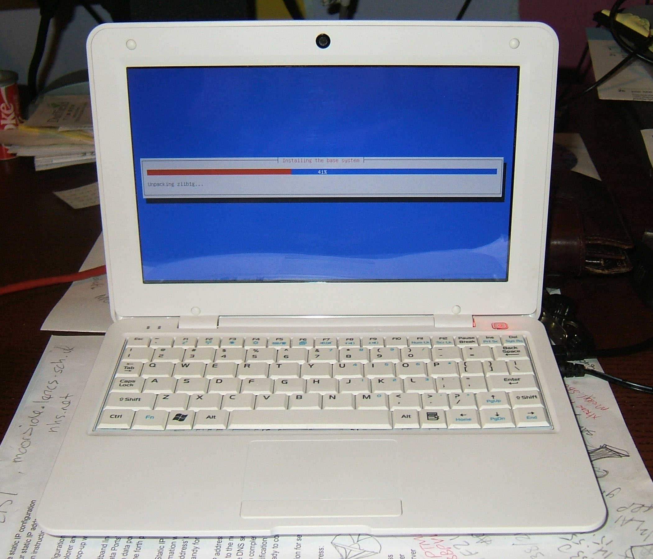 Frans Pop, ARM netbook, Debian