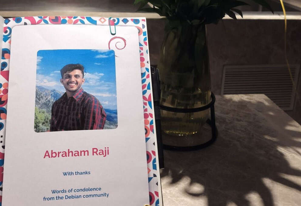 Abraham Raji, DebConf death