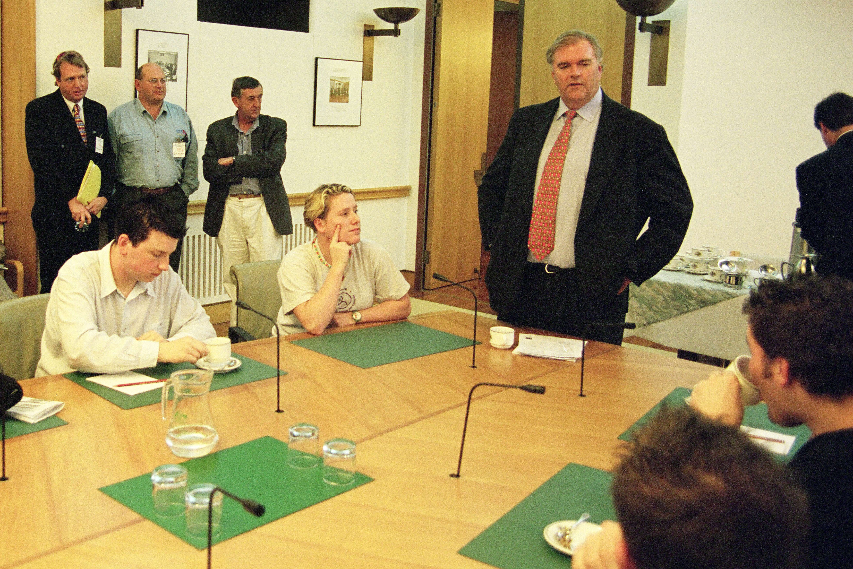 Will Fowles, Kim Beazley, Matt Rocks, Juliana Dickinson, Canberra, 1999