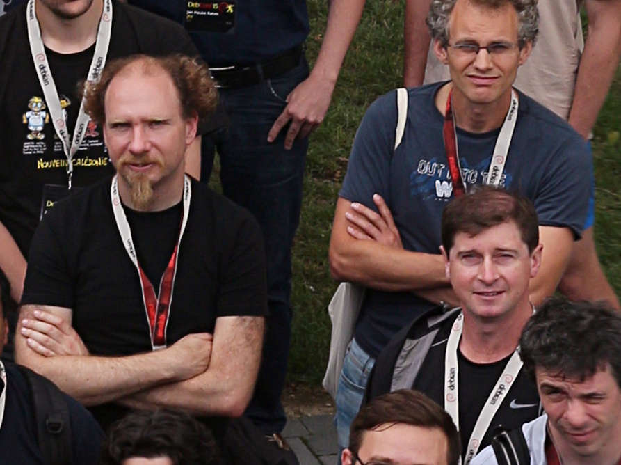 Peter Eckersley, Daniel Pocock, DebConf15, Heidelberg