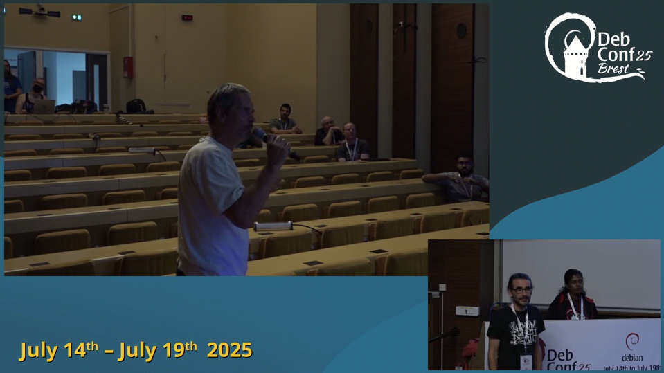 DebConf25, empty room