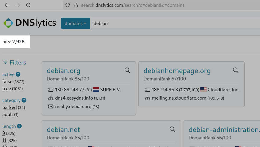 DNSlytics, Debian, trademark, domain name, UDRP, ADR Forum, WIPO, censorship
