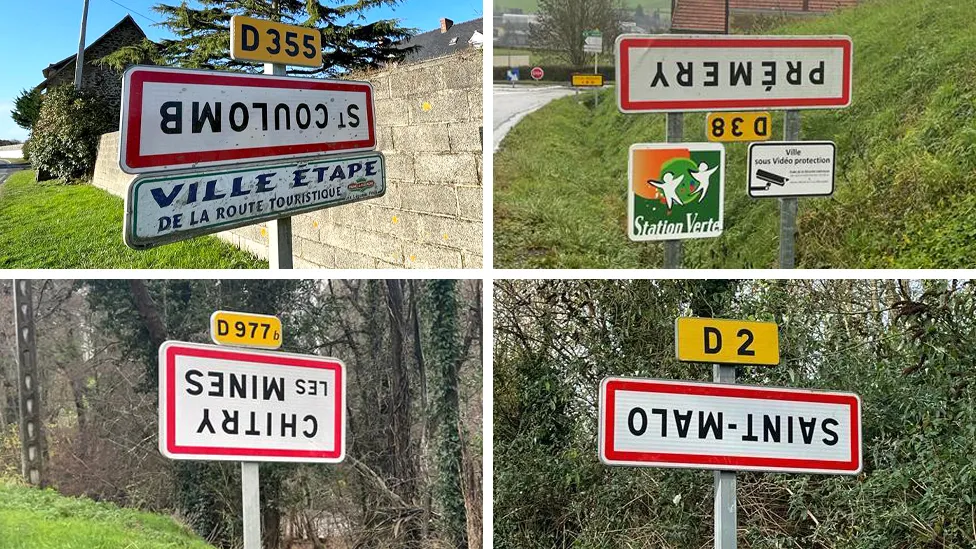 France, village signs