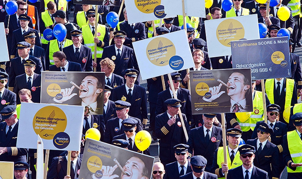 Lufthansa pilot strike