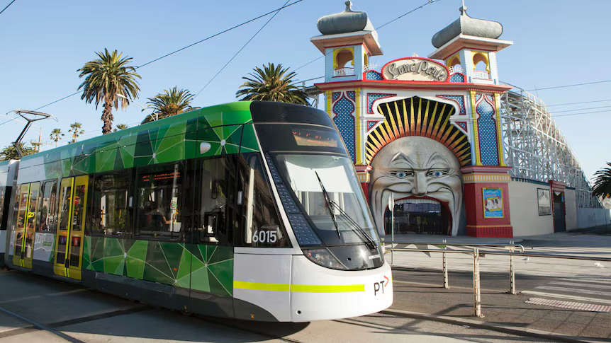 Daniel Pocock, Tramway, Luna Park, St Kilda, Melbourne