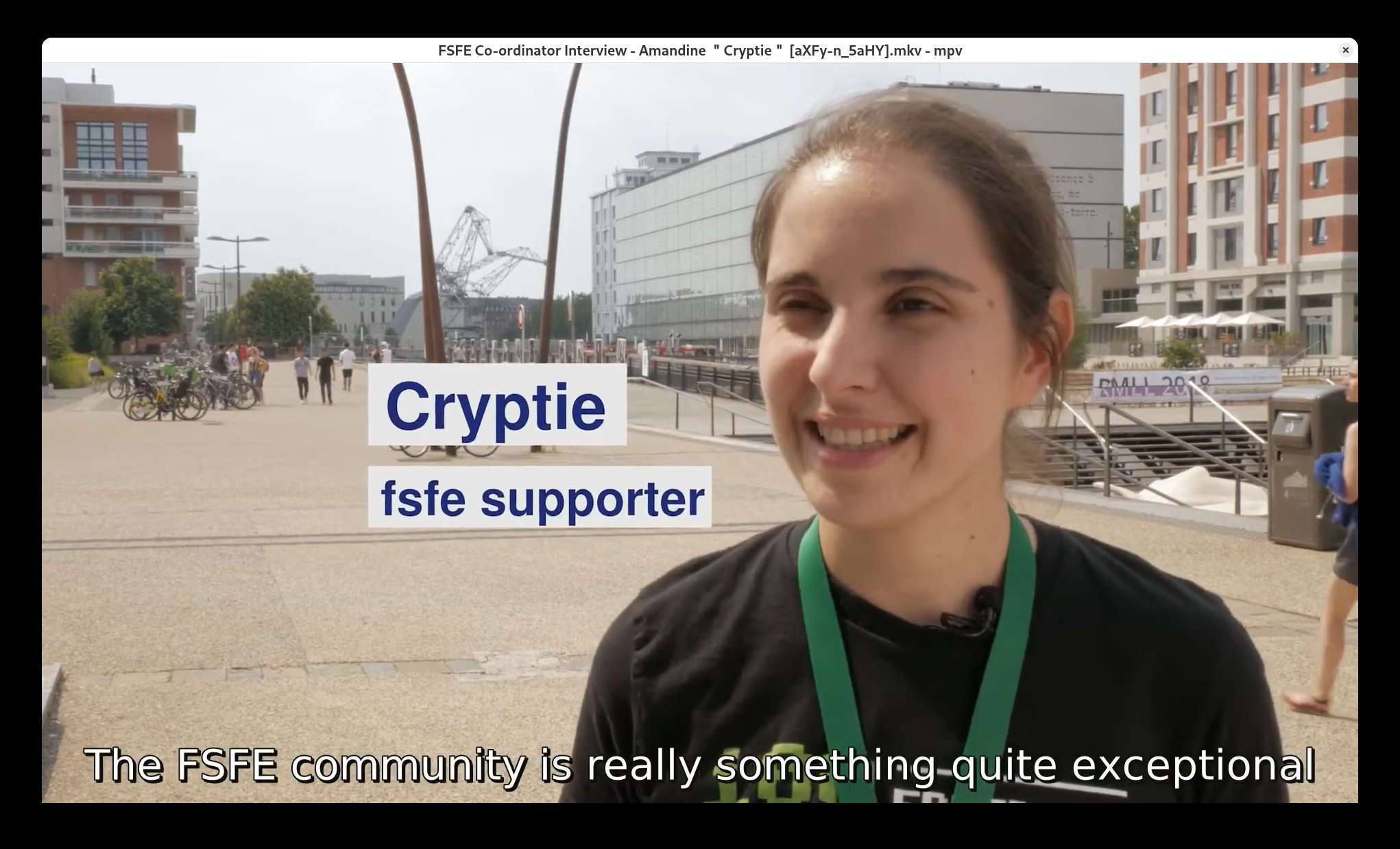 Amandine Jambert, cryptie, FSFE, ANSSI, RMLL