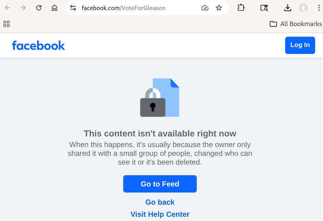 Chris Gleason, Florida, Facebook, Senate, Republican