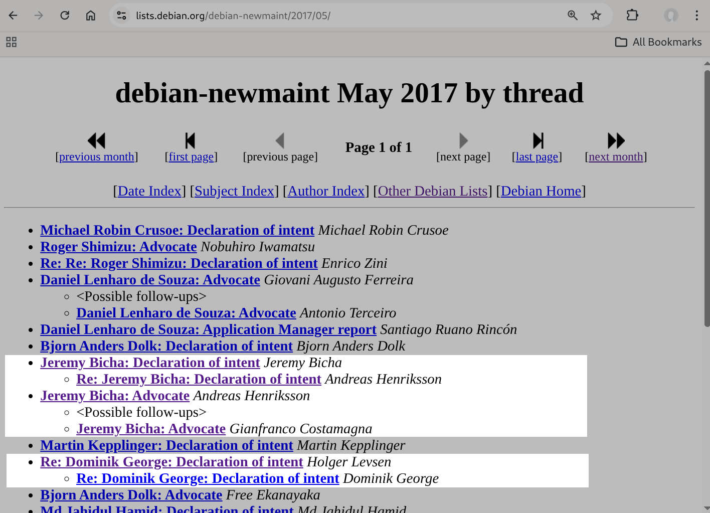 Jeremy Bicha, Dominik George