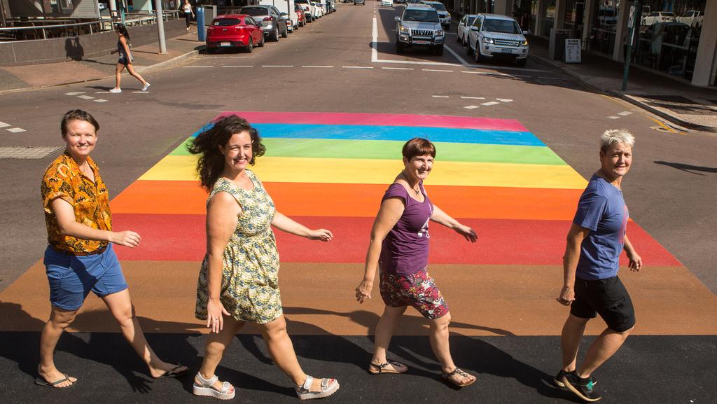 Lucy Gunner, Jill Pope, Luci White, Jenny Smith, Rainbow crossing, Darwin