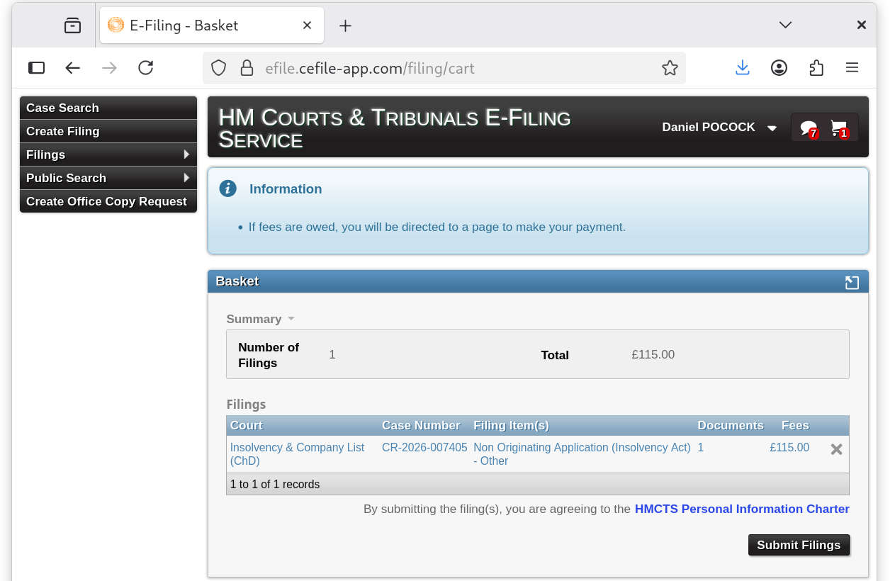 Reform UK Party Limited, Nigel Farage, Clacton, winding up petition, insolvency, administration, High Court