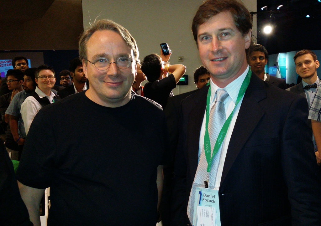 Linus Torvalds, Daniel Pocock, Computer History Museum