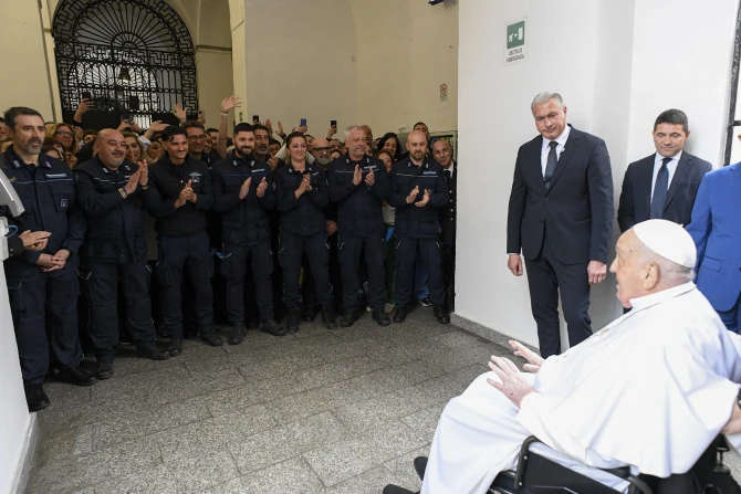 Pope Francis, prison, Rome, Easter 2025