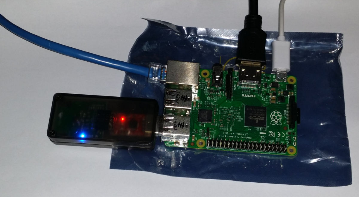 Raspberry Pi 2.0 with Zigate USB stick