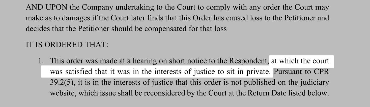 Nigel Farage, Reform UK, secret trials