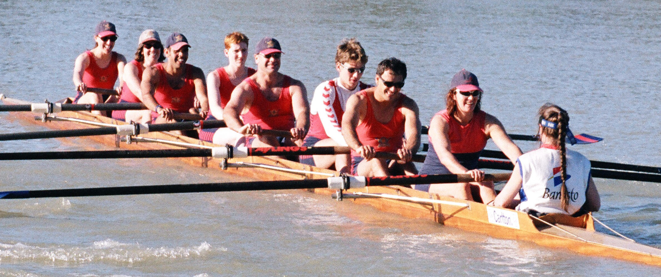 Sally Shaw, Jane Robinson, mixed eight, Yarra Yarra Rowing Club