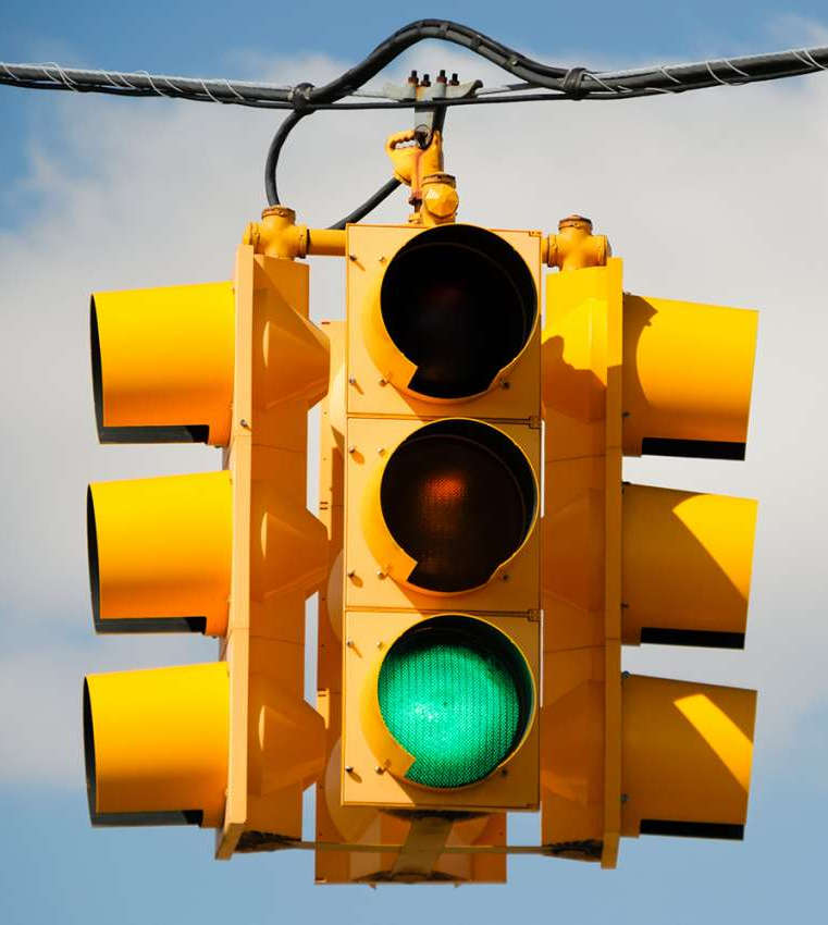 green light, traffic lights