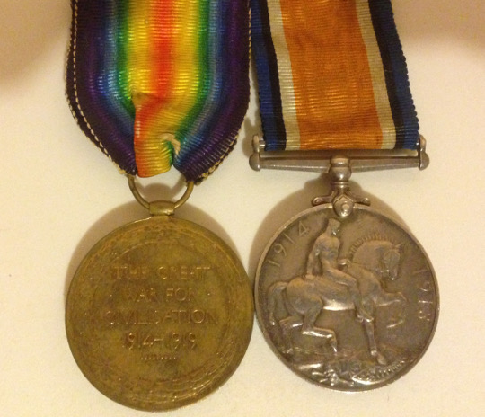 Robert Pocock's war medals